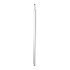 OBO BETTERMANN - Colonna verticale acciaio bianco RAL 9010 copertura pavimento soffitto 2505x115x75.