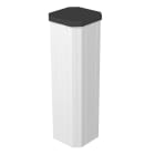OBO BETTERMANN - Colonna verticale con sistema di apertura 80 680x212x212 acciaio bianco RAL 9010.