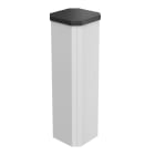 OBO BETTERMANN - Colonna verticale con sistema di apertura 80 680x212x212 acciaio grigio chiaro RAL 7035.