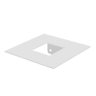 OBO BETTERMANN - Coperchio per ISS98 e ISS133 110x110x22mm in Acciaio bianco RAL 9010.