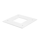 OBO BETTERMANN - DBT130130RW Pannello soffitto per colonna 45x45 mm 107x107x2 Acciaio bianco RAL 9010.