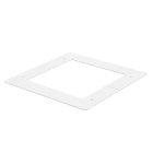 OBO BETTERMANN - Pannello soffitto per colonna 130x130 mm 192x192x2 in acciaio bianco RAL 9010.