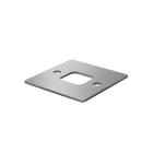 OBO BETTERMANN - Issgu130130 supporto in gomma per iss130130 139x139x4 elastomero nero.