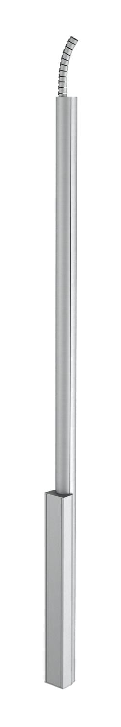 OBO BETTERMANN - Colonna verticale pavimento/soffitto, tubo flex 2300x100x110 in alluminio anodizzato.