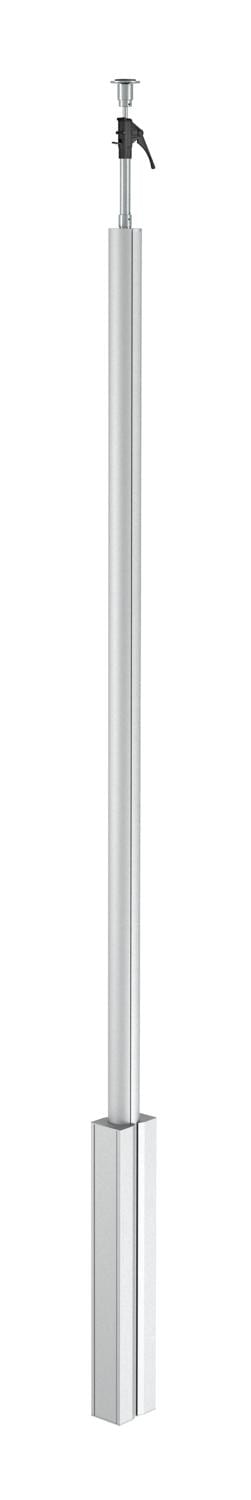 OBO BETTERMANN - Colonna verticale pavimento/soffitto 3000x100x140 in alluminio anodizzato.