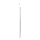 OBO BETTERMANN - Colonna verticale pavimento/soffitto 3000x80x130 in Alluminio bianco RAL 9010.