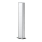 OBO BETTERMANN - Colonna verticale pavimento 675x80x130 in alluminio bianco RAL 9010.