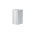 OBO BETTERMANN - Colonna verticale pavimento 250x130x140 in alluminio bianco RAL 9010.