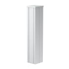 OBO BETTERMANN - Colonna verticale pavimento 675x130x140 in alluminio bianco RAL 9010.