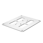 OBO BETTERMANN - Flangia da pavimento 200x170x3mm in Acciaio zincato/plastificato bianco RAL 9010.