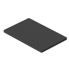 OBO BETTERMANN - Supporto in gomma 70x110x4mm nero.