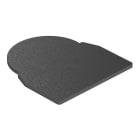 OBO BETTERMANN - Issgu110100 supporto in gomma per iss 110100r 111x101x4 nero.