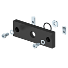OBO BETTERMANN - Rubinetto aria compressa ISS industriale 152x50x15mm Alluminio nero RAL 9005.