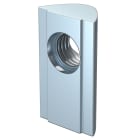 OBO BETTERMANN - Dado scanalato M8 per colonna, industriale 23x13,3x7,5 in acciaio zincato.