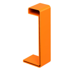 OBO BETTERMANN - Cappuccio protettivo per pass. scaletta pesante 110 H110mm Polivinilcloruro arancio pastello RAL 2003.