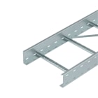 OBO BETTERMANN - Passerella traversini g.portata sponda laterale forata 110x400x6000 acciaio zincato in continuo.