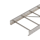 OBO BETTERMANN - Passerella traversini in acciaio INOX A4 1.4571, portata 110x600x6000mm, laterale forata e non trattata con ulteriore trattamento.