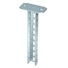 OBO BETTERMANN - US 7 K 130 FT Profilato di sospensione con supporto piastra testa saldata 70x50x1300 in acciaio zincato a caldo per immersione.