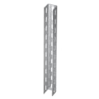 OBO BETTERMANN - Profilato a U forato su 3 lati 50x50x3000 Acciaio INOX A2 1.4301 non trattato ulteriore trattamento.