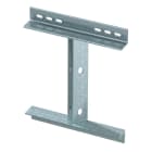 OBO BETTERMANN - Piastra adattatrice 45° per parete e mensola 400x106 in acciaio zincato a caldo per immersione.