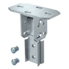OBO BETTERMANN - Piastra di testa IS 8 supporto variabile laterale 200mm in acciaio zincato a caldo per immersione.