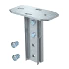 OBO BETTERMANN - Piastra di testa IS 8 supporto variabile longitud. 200mm Acciaio zincato a caldo per immersione.