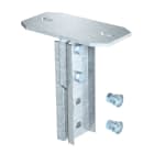 OBO BETTERMANN - Ki 8 Vlk Ft Piastra di testa per profilo IS 8, regolabile a 90 gradi 200mm in acciaio zincato a caldo per immersione.