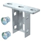 OBO BETTERMANN - Piastra di testa per supporto US 3 130x40x100 in acciaio zincato a caldo per immersione. 6348874