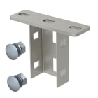 OBO BETTERMANN - Piastra di testa per supporto KU 3 US 130x40x100 Acciaio, INOX A2 1.4301 non trattato, ulteriore trattamento.