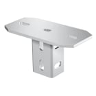 OBO BETTERMANN - Piastra di testa per supporto US 7 200x100 in acciaio inox A2 1.4301 non trattato, con possibilità di ulteriore trattamento.