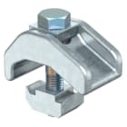 OBO BETTERMANN - Staffa di serraggio leggera con dado scorrevole M12x65 in acciaio zinco lamellare.