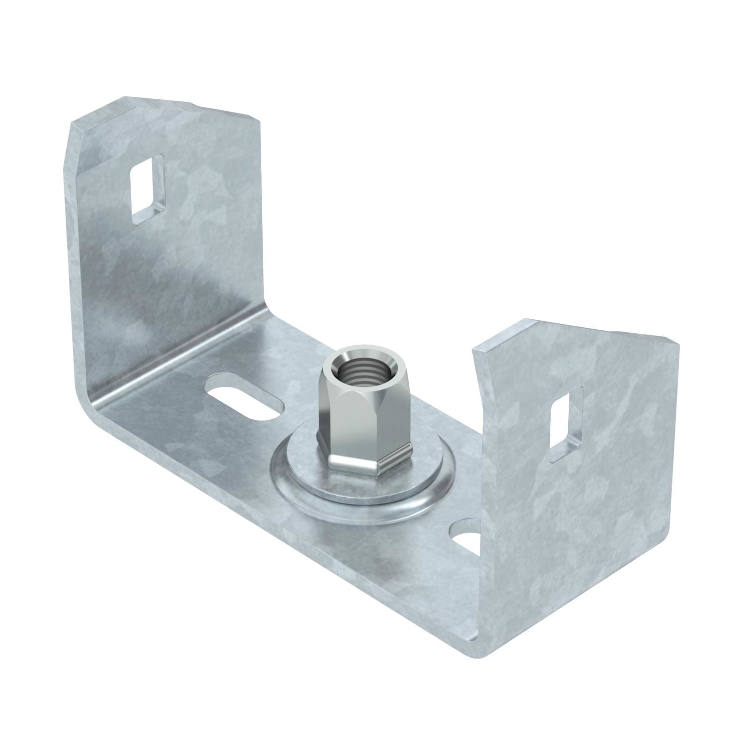 OBO BETTERMANN - Sospensione centrale per passerella da 100mm in acciaio zincato a caldo per immersione MAH 60 100 FT.