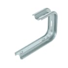 OBO BETTERMANN - Staffa a parete e soffitto per passerella grigliata B245mm in Acciaio zincato continuo.