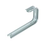 OBO BETTERMANN - Staffa a parete e soffitto per passerella grigliata da 345mm in acciaio zincato continuo.