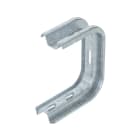 OBO BETTERMANN - Staffa a parete e soffitto per passerella grigliata B145mm in acciaio zincato a caldo per immersione.