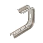 OBO BETTERMANN - Staffa a parete e soffitto per passerella grigliata in acciaio INOX A2 1.4301 non trattato, con ulteriore trattamento TPDG 195 B195mm.