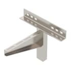 OBO BETTERMANN - Staffa a parete tipo pesante B310mm in acciaio inox A2 1.4301 non trattato per ulteriore trattamento AWSS 31.