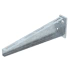 OBO BETTERMANN - AW5541FT Mensola a parete con piastra di testa saldata B410mm Acciaio zincato a caldo per immersione.