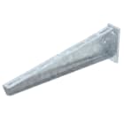 OBO BETTERMANN - AW 55 56 FT Mensola a Parete con Piastra di Testa Saldata B560mm Acciaio Zincato a Caldo per Immersione.