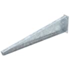 OBO BETTERMANN - Mensola a parete AW 55 81 con piastra di testa saldata B810mm in acciaio zincato a caldo per immersione.