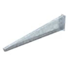 OBO BETTERMANN - Mensola a parete AW 55 91 con piastra di testa saldata B910mm in acciaio zincato a caldo per immersione.