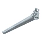 OBO BETTERMANN - AWV 51 Mensola Regolabile Staffa Parete Variabile B510mm Acciaio Zincato Caldo Immersione.