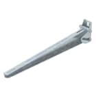 OBO BETTERMANN - AWV 61 mensola regolabile staffa a parete variabile B610mm acciaio zincato caldo immersione.