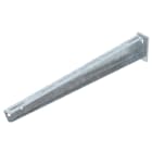 OBO BETTERMANN - AW 30 61 FT Mensola a parete con piastra di testa saldata B610mm Acciaio zincato a caldo per immersione.