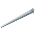 OBO BETTERMANN - Mensola a parete per passerella grigliata in acciaio zincato a caldo per immersione B610mm AW G 15 61 FT.