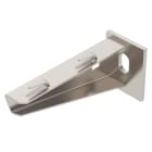 OBO BETTERMANN - Mensola a parete AWG 15 per passerella grigliata B110mm in Acciaio INOX A4 1.4571 non trattato, con ulteriore trattamento.