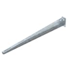 OBO BETTERMANN - AW 15 61 FT Mensola a Parete con Piastra di Testa Saldata B610mm Acciaio Zincato a Caldo per Immersione.