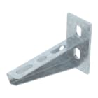 OBO BETTERMANN - Mensola a parete AW 15 11 FT 2L con 2 fori fissaggio B110mm Acciaio zincato caldo immersione.