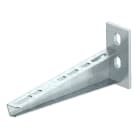 OBO BETTERMANN - AW 15 21 FT Mensola a parete 2L con 2 fori di fissaggio B210mm Acciaio zincato caldo immersione.