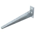 OBO BETTERMANN - Mensola a parete AW 15 31 FT 2L con 2 fori di fissaggio B310mm in Acciaio zincato a caldo per immersione.